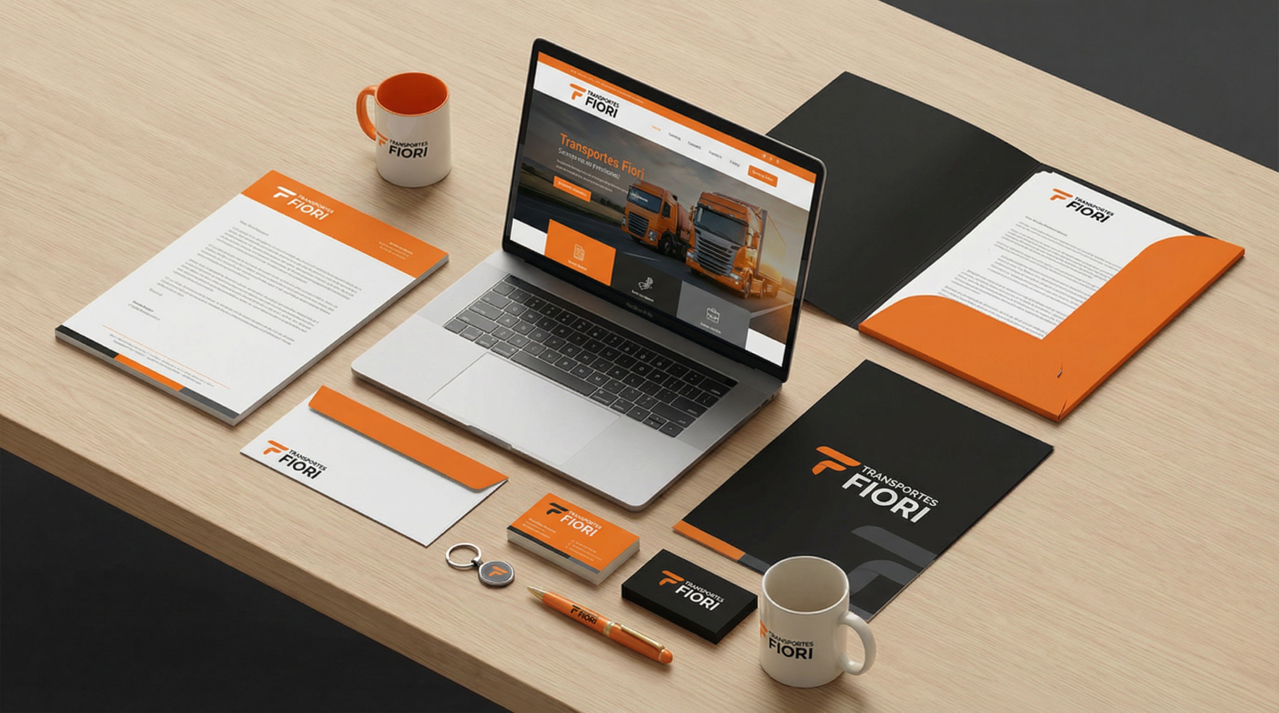 Transportes Fiori: Uma Nova Identidade Visual Baseada em Força, Movimento e Credibilidade